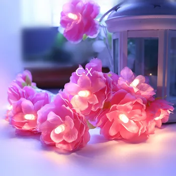 Led aşk kalp düğün dize peri ışık pembe kız dize ışık kapalı düğün bahçe sevgililer günü dekor çiçek çelenk