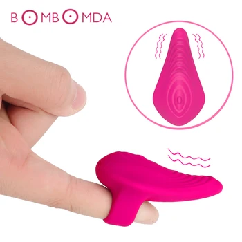 Vajina Dokunmatik Parmak Vibratör Kadınlar İçin Klitoris G Noktası Stimülatörü Vibratör Çift için Seks Oyuncakları Kadın Masturbator Yetişkin Oyuncaklar