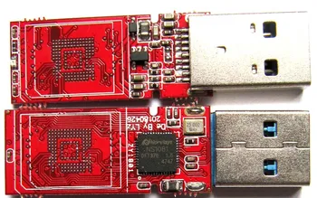 Kırmızı DIY U disk PCB USB3. 0 eMMC BGA153 169 BGA254 eMCP eMMC NS1081 Programcı Ana Denetleyici Cips Bellek Olmadan Flaş Çip