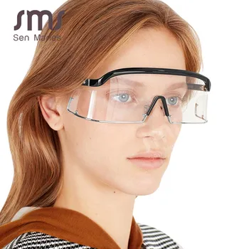 Polarize Kare Güneş Gözlüğü Erkek Kadın Moda Boy Ayna Erkekler Shades Gözlük Lüks Marka Metal Perçin Kadın Gözlük UV400