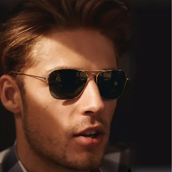LONSY Retro Pilot Güneş Gözlüğü Erkek Kadın Gözlük güneş gözlüğü Erkek Marka Tasarımcısı Sürüş Gözlük Lüks Shades UV400