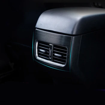 Mazda için CX - 5 CX5 2020 2019 2018 2017Accesorios Araba Kol Dayama Kutusu Arka Klima Çıkış krom çerçeve Trim İç Kalıp