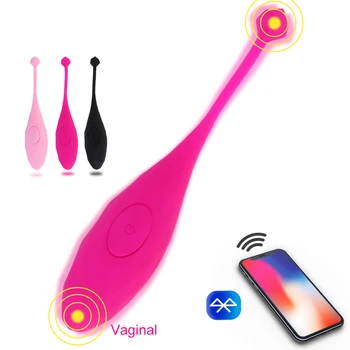 App Bluetooth Kontrol Külot Vibratör Titreşimli Yumurta Giyilebilir Topları Vibratör G Noktası Klitoris Masajı Yetişkin Seks Oyuncak Kadınlar için