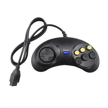 Oyun Denetleyicisi SEGA Genesis için 6 Düğme Gamepad SEGA Mega Sürücü için