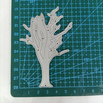 Tuğla Ağaç Dalı Çerçeve Metal Kesme Ölür Şablonlar İçin DIY Scrapbooking Dekor Kabartma El Sanatları Kart Yapımı Yumruk Şablon