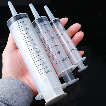 3 ADET 20-500ml Plastik Şırınga Parfüm Dağıtıcı Dolum Kozmetik Sıvı uçucu yağ Taşınabilir Kantitatif Dağıtım Araçları