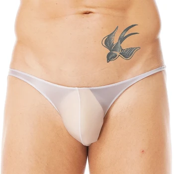 Seksi Erkek Yağı Parlak İç Çamaşırı Penis Kılıfı T-geri Thongs Adam Seksi Külot See Through Bikini Külot Ultra ince G-string Knickers
