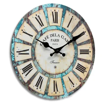 Vintage Yuvarlak Duvar Saati Modern Saat Kuvars Horloge Retro Wathces Relogio De Parede Drop Shipping Ev Dekorasyon Oturma Odası