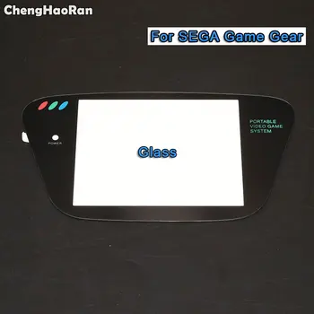 ChengHaoRan Cam ve Plastik Beyaz ve Siyah Ekran lens kapağı Sega Oyun Dişli Yedek Ekran Lens Koruyucu Sega GG