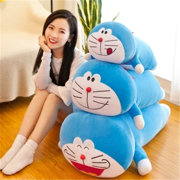 40-80cm Sevimli Karikatür Stand By Me Doraemon peluş oyuncaklar Dolması kanepe yastığı Anime Bebek Yumuşak Kediler Hayvan Yastık Çocuk Kız Hediyeler