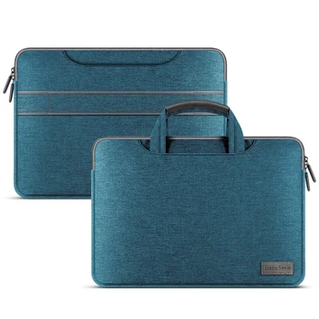 Laptop çantası Kol macbook çantası Hava Pro 12 13 13.3 14 15.4 15.6 inç su geçirmez defter Çanta Kılıf İçin Lenovo Dell HP ASUS