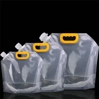Plastik Su Bacalı Çanta Kullanımlık Sıvı içme suyu şişesi Taşınabilir Büyük kapasiteli Kalınlaşmış Çin Tıbbı Sıvı Paketleme Çantası