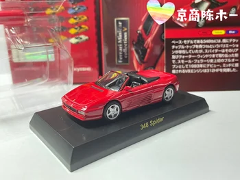 1/64 KYOSHO Ferrari 348 Örümcek Koleksiyonu döküm alaşım araba dekorasyon modeli oyuncaklar