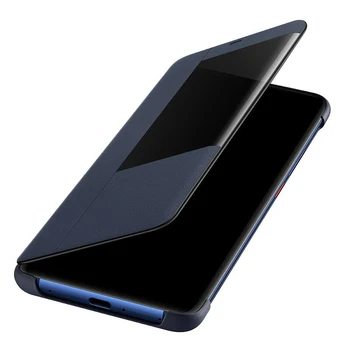 Huawei Mate 20 için Flip Case PU açılır deri kılıf Akıllı Pencere Görünümü Telefon Kılıfları İçin Huawei Mate 20 Mate20