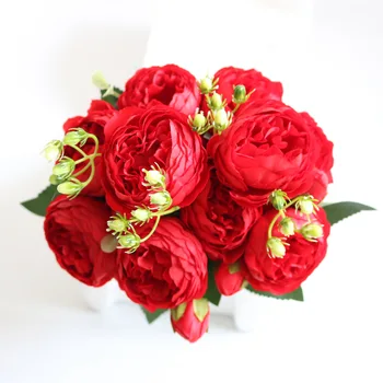 30cm şakayık yapay çiçekler ev düğün dekoratif sahte bitki dekorasyon aksesuarları için