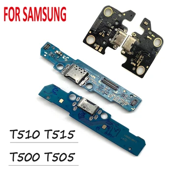 YENİ USB şarj aleti yuva konnektörü şarj portu Flex Kablo Samsung Tab A7 10.4 2020 T500 T505 / Tab A 10.1 inç 2019 T510 T515