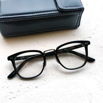 2020 Japonya marka Vintage Kaliteli Asetat gözlük çerçevesi gözlük kadın erkek orijinal kutusu kasa reçete lens ücretsiz kargo