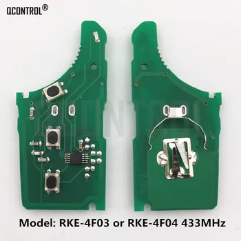 QCONTROL Araba uzaktan kumandalı anahtar Elektronik devre KIA RKE-4F03 veya RKE-4F04 CE 433-EU-TP 433MHz Araç Alarmı