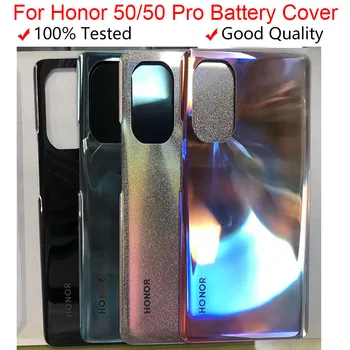 Huawei Onur 50/50 Pro için Pil Kapağı Arka Cam Panel Arka Konut Kapı Kasa Değiştirme Onur 50 Pro Pil Kapağı