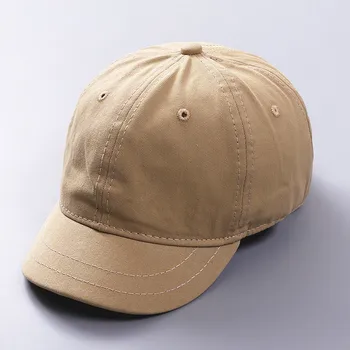 Yüksek Kaliteli Unisex %100 % Pamuk Açık Kısa Ağız beyzbol şapkası Snapback Moda spor şapkaları Erkekler ve Kadınlar İçin Kap