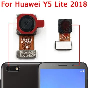 Orijinal Huawei Y5 Lite 2018 Ön Arka geri görüş kamerası Frontal Ana Bakan Küçük Kamera Modülü Flex Yedek Yedek Parça