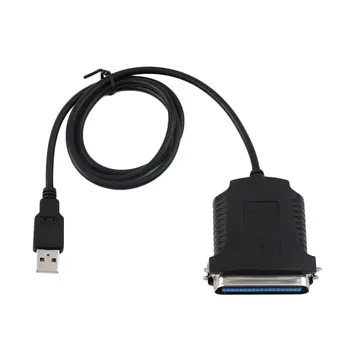 Yüksek Kalite USB Paralel Port LPT1 36 Pins IEEE 1284 Yazıcı Tarayıcı Kablosu Adaptörü