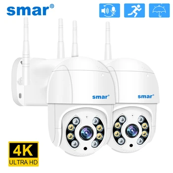 2 ADET / GRUP 4K 5MP 3MP 1080 Açık PTZ kablosuz IP kamera 4X Dijital Zoom Hız Dome WiFi Güvenlik CCTV Aı İnsansı Algılama İCsee