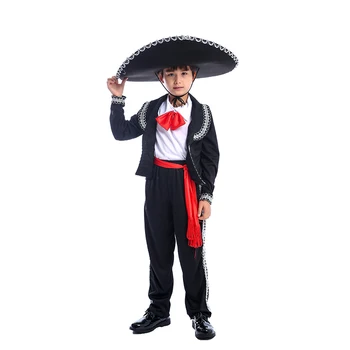 Geleneksel Meksika Mariachi Amigo Dansçı Çocuk Boys Cinco De Mayo Festivali Ve Partiler Kostüm