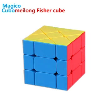 Moyu Hız Fisher Küp 3x3x3 Küp Sınıf Bulmaca Eğitici Erkek çocuk Oyuncakları 3x3 Garip Şekil Bulmacalar Sihirli Küpler Cubo
