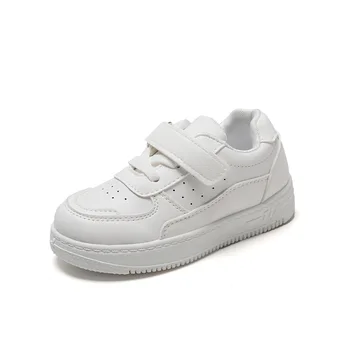 Yeni Beyaz Sneakers Kızlar için Çocuk Erkek Bebek Nefes Çocuk Ayakkabı Toddlers Boys için Neakers Flats Beyaz Sneakers Çocuklar için