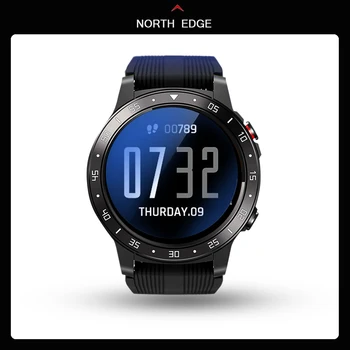 Kuzey kenar GPS akıllı saat Koşu Spor gpsli saat Telefon Görüşmesi Smartphone Su Geçirmez Kalp Hızı Pusula Smartwatch Erkekler İçin