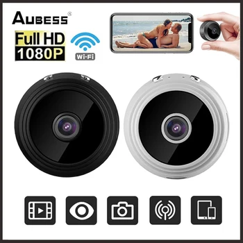 Aubess HD 1080 P WİFİ IP Kamera Ev Güvenlik IR Gece Görüş Hareket Algılama Alarm Taşınabilir Mini Gözetim Kamera Kameralar