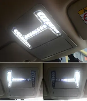 Araba Aksesuarları İç Makyaj LED Okuma lamba ışığı Toyota Land Cruiser 200 2008-2020 İçin
