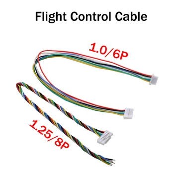 5 ADET DJI Görüntü İletim Gökyüzü uç Kablo Silikon Tel Kaynak Düz Fiş Uçuş Kontrol Kablosu 1.25 8p / 1.0 6p