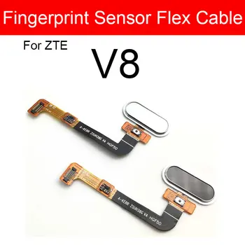 Parmak izi Ev Düğmesi Flex Kablo ZTE Blade V8 BV0800 Ev Dönüş Anahtarı Menü Düğmesi şerit kablo Yedek Parça Tamir