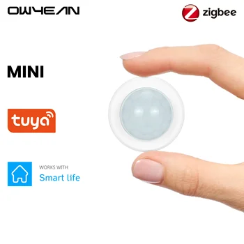 Zigbee 3.0 Tuya Mini Akıllı İnsan Hareket Hareketi Vücut PIR Dönüştürücü Sensörü Akıllı Yaşam Ev Güvenlik Kablosuz Bağlantı ışığı