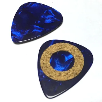 Çok 50 adet Mavi İnci Selüloit Gitar Seçtikleri 0.71 mm 0.96 mm w/ Yastık Halkası