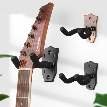 Gitar Duvar Montaj Askıları Kanca Tutucu Standları Akustik Elektrik Bas Ukulele U Cradle Askı Döndürülmüş Ukulele Gitar Aksesuarları