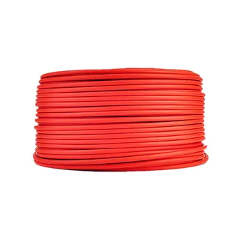 20m 2.5-6mm2 güneş kablosu kırmızı veya siyah PV kablo tel bakır kablo XLPE kılıf TÜV sertifikası AB ABD