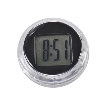 Mini Motosiklet Dijital Saat Stick-On Su Geçirmez elektronik saat Saat Zaman Evrensel Kronometre İle Motosiklet Şaşırtıcı