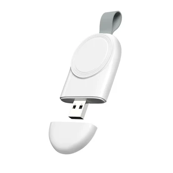 Seyahat taşınabilir USB manyetik kablosuz şarj cihazı akıllı saat hızlı şarj için Apple Watch 1 2 3 4