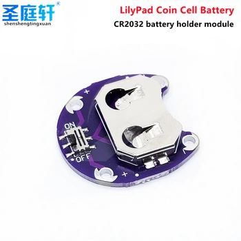 5 ADET LilyPad Madeni Para Pil Tutucu CR2032 Pil Tutucu Modülü Anahtarı Elektronik