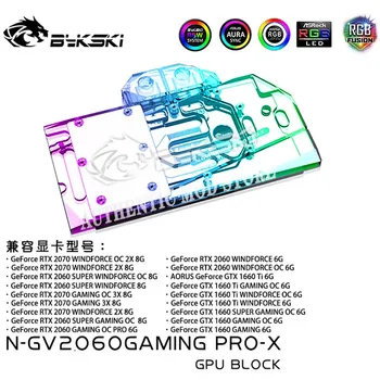 Bykski N-GV2060GamıngPRO - X. GPU Su Bloğu GIGABYTE RTX 2060 1660TI / 1660 OYUN OC PRO 6G Ekran Kartları, VGA Sıvı Soğutucu