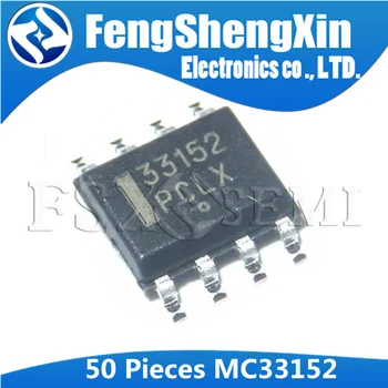 50 Adet MC33152DR2G MC33152 33152 SOP - 8 Yüksek Hızlı Çift MOSFET Sürücüleri IC