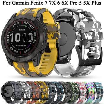Hızlı Bırakma Watchband Kayışı Garmin Fenix 6X6 Pro 7 7X5X5 Artı 3 3HR 945 Spor Smartwatch Band 22 26mm Silikon Bilezik
