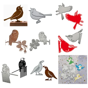 Uçan Kuş Metal Kesme Scrapbooking İçin Ölür DIY Albümü Damga Kağıt Kartı Kabartma Dekor Zanaat Yeni Kalıplar 2021