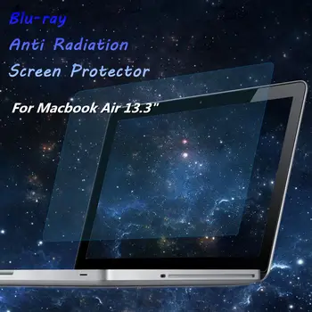 2 ADET Anti mavi ışık Ekran Koruyucu Film Guard Macbook Air 13 İçin A1466 Mac kitap Hava 13.3 İçin Göz Koruma koruyucu