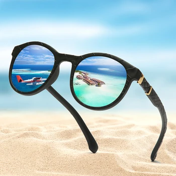Polarize Balıkçılık Güneş Gözlüğü Erkekler Fotokromizm Vintage Açık Sürüş Rüzgar Geçirmez güneş gözlüğü Erkek Gözlük Gölge UV400