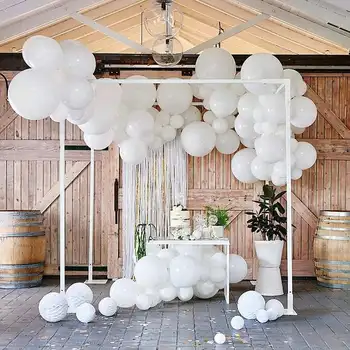 5in 10in 12in 18in 36in Beyaz Balon Mat Saf Lateks Balonlar Bebek Duş Düğün Doğum Günü Yıldönümü Bekarlığa Veda Partisi
