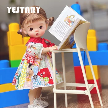 YESTARY 1/6 Bjd Bebek Mobilya Oyuncak Bar Taburesi Obitsu 11 Bebek Aksesuarları DIY Moda Oyuncak Dollhouse Mobilya Yemek Sandalyesi Bebek İçin